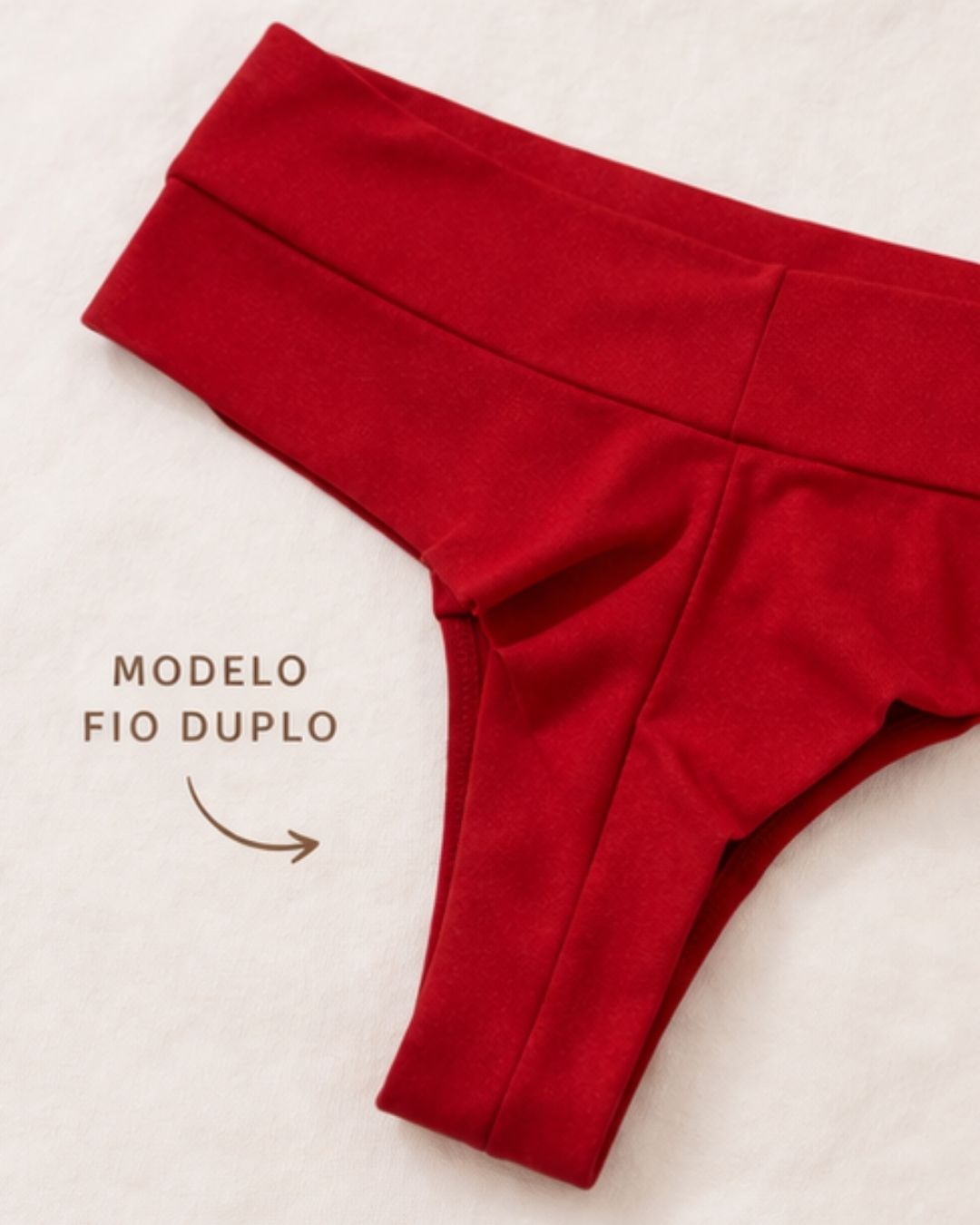 Calcinha Fio Duplo Cós Médio de Microfibra Kit Promoção